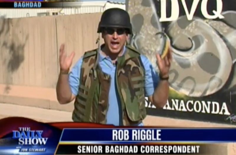 Rob Riggle en el programa diario