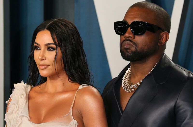 Kim Kardashian in Kanye West sta resna.