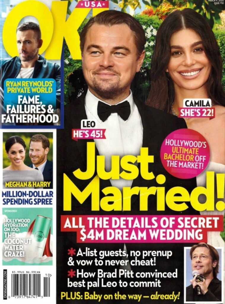 OKEI! Leonardo DiCaprio ja Camila Morrone abiellumise kaas