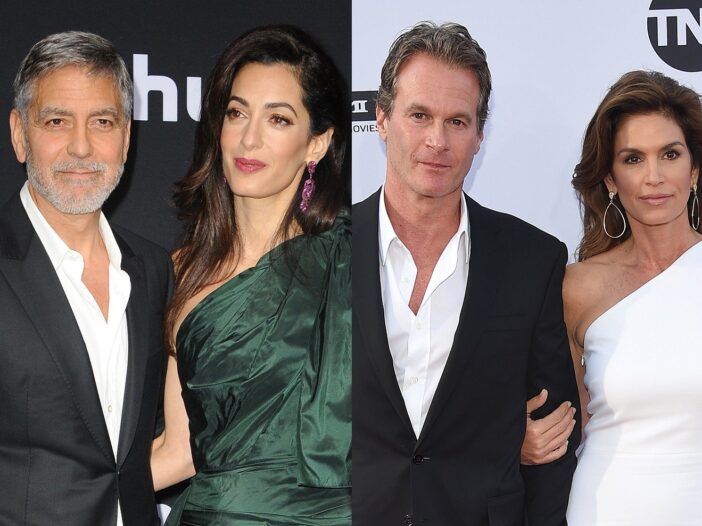 George Clooney, Rande Gerber no pueden pasar el rato porque Amal y Cindy Crawford están 'en guerra'