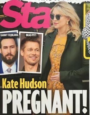 Kate Hudson er IKKE gravid, til tross for en oppdiktet forsidehistorie som spør «Hvem er pappaen?»