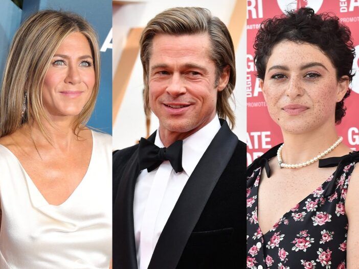 ¿Brad Pitt engañando a Jennifer Aniston con Alia Shawkat?