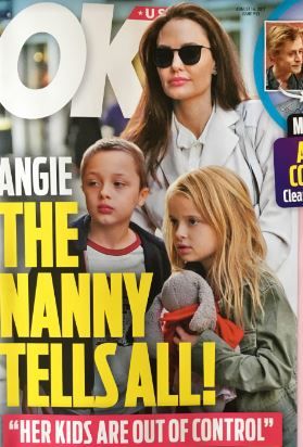 Angelina Jolie Nanny Tells All Is Made-Up Tabloid-forsidehistorie