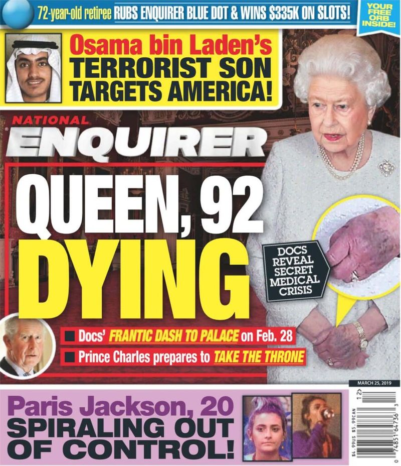 Er dronning Elizabeth II døende av kreft?