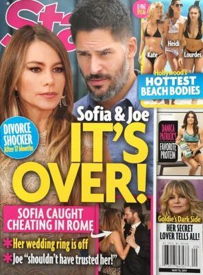Noticias falsas sobre el divorcio de Sofia Vergara