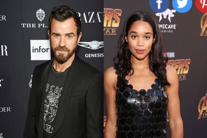 Justin Theroux Laura Harrier