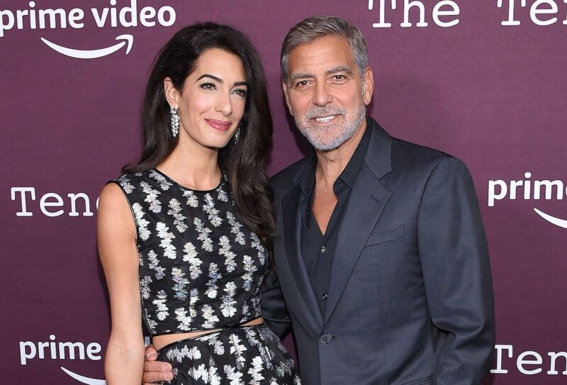 Amal Clooney warnt George vor Partys mit Brad Pitt?