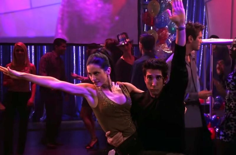 Rutina de baile de Monica y Ross en el episodio de Friends