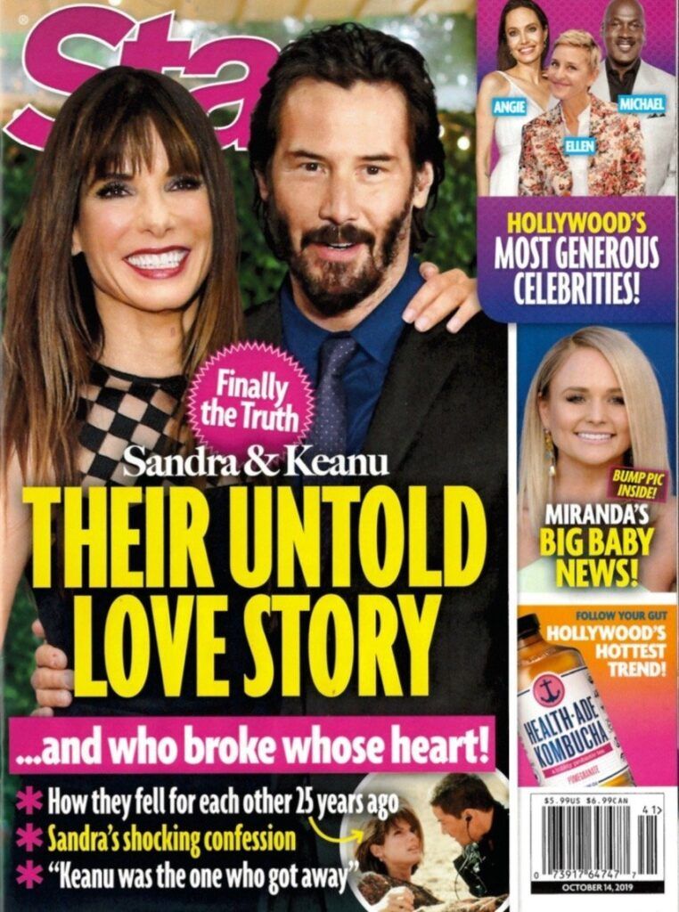 ¿Sandra Bullock y Keanu Reeves tuvieron un romance secreto que terminó en desamor?
