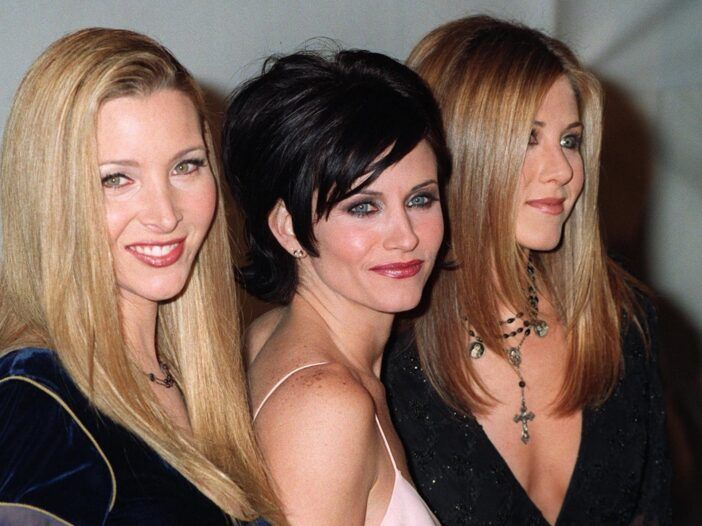 Vasakult paremale: Lisa Kudrow, Courteney Cox, Jennifer Aniston.