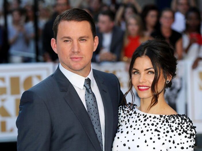Channing Tatum a jeho manželka Jenna Dewan-Tatum sa zúčastňujú na európskej premiére filmu
