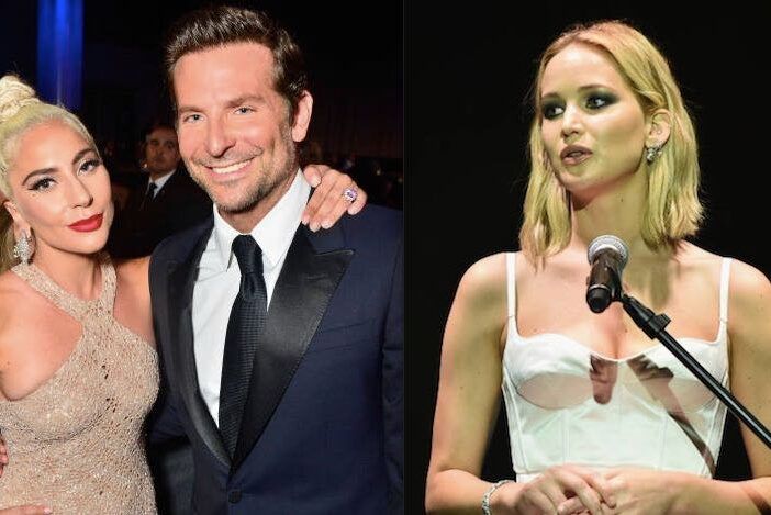 ¿Jennifer Lawrence celosa de la amistad entre Bradley Cooper y Lady Gaga?