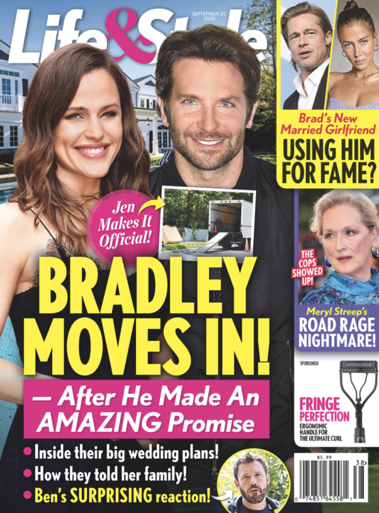 Bradley Cooper y Jennifer Garner se casan; Mudándonos juntos