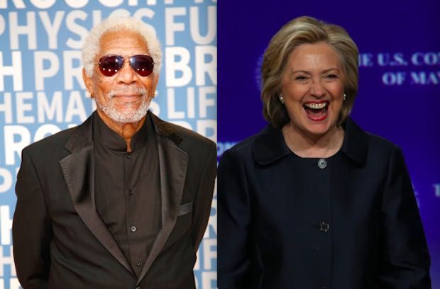Morgan Freeman NO dijo que los estadounidenses quieren la acusación de Hillary Clinton para Navidad, a pesar de las noticias falsas