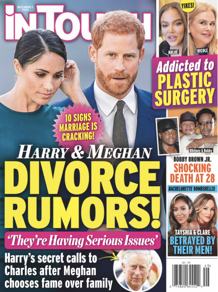 Ziņojums: Princis Harijs, Megana Mārkla uz šķiršanās robežas