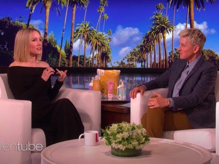 ¿Kristen Bell es 'favorita' para reemplazar a Ellen DeGeneres en un programa de entrevistas?