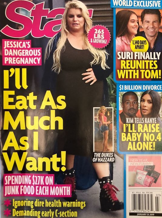 Jessica Simpson NO pone a su bebé en riesgo por los 'atracones de comida' durante el embarazo, a pesar del informe