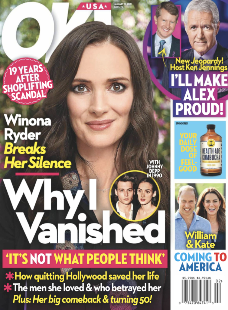 OK! ajakiri Winona Ryderi fotoga.