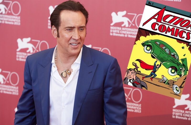 La salvaje historia del número de Nicolas Cage del primer cómic de Superman y su conexión con 'Storage Wars'