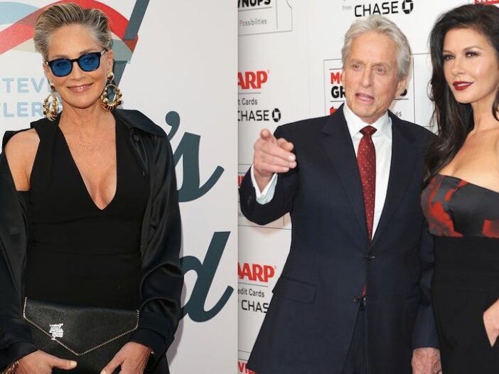 Catherine Zeta-Jones rasende over Michael Douglas, Sharon Stone Reunion?