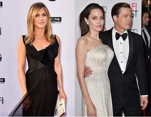 Jennifer Anisiton Angelina Jolie Brad Pitti lahutusdraama