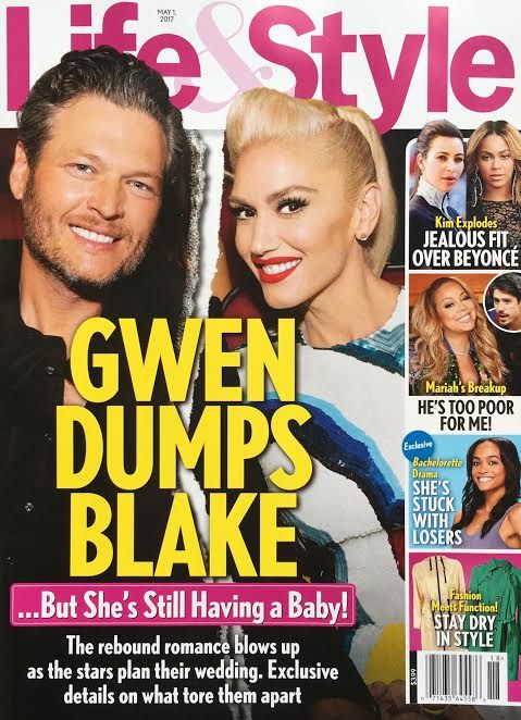 Gwen Stefani jätab Blake Sheltoni maha