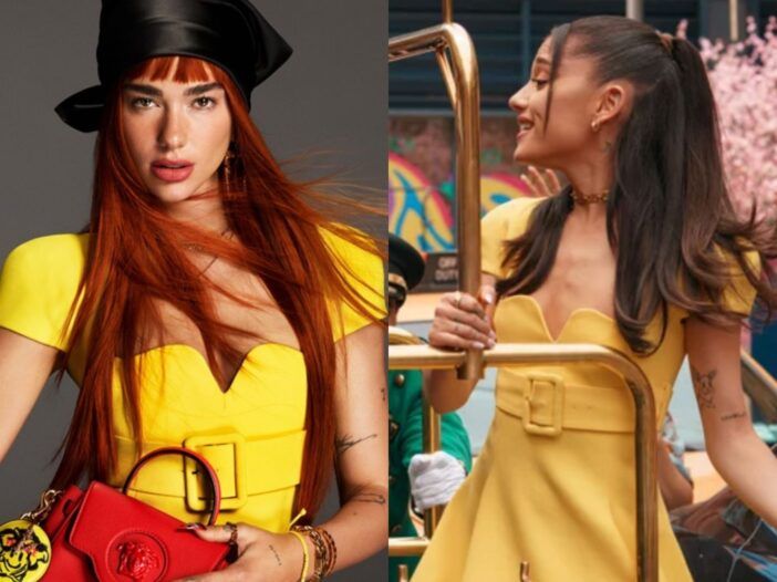 Los mejores duplicados de Amazon por menos de $ 30 para el famoso vestido amarillo de Dua Lipa y Ariana Grande