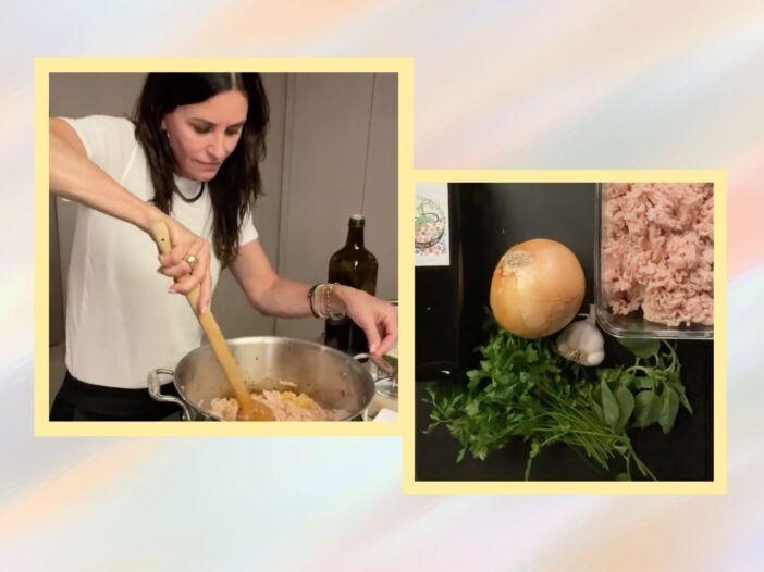 Courteney Cox moko mus, kaip pasigaminti sveiką Bolonijos vištieną