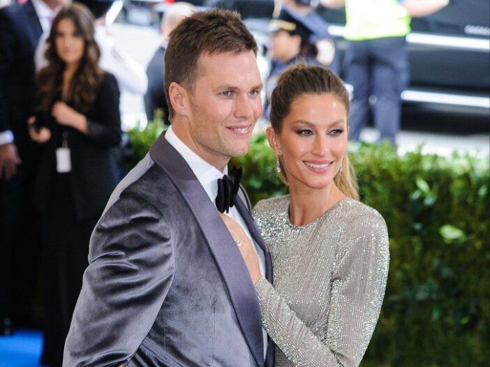 NFL-i kaitsja Tom Brady koos naise supermodell Gisele Bundcheniga