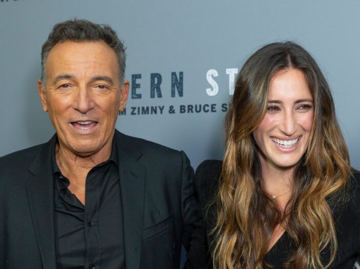 Bruce Springsteen con su hija Jessica Springsteen en 2019