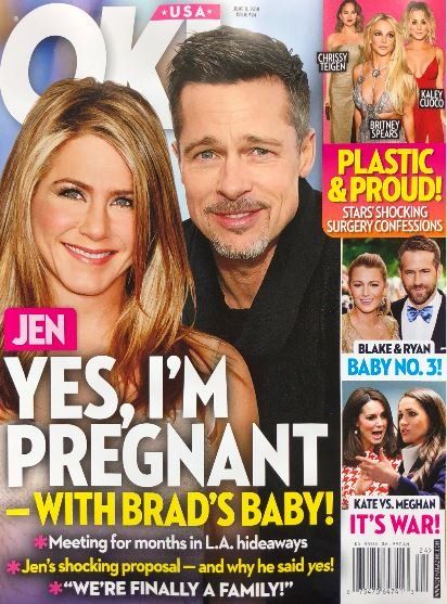 Jennifer Aniston EI OLE Brad Pitti lapsega rase, hoolimata teatest