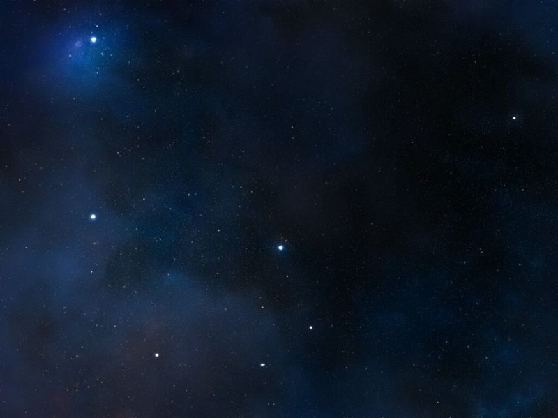Et bilde av nattehimmelen som viser fjerne planeter