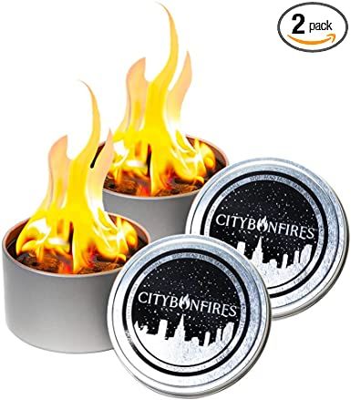 2 pakk City Bonfires, kaasaskantav lõkkeauk